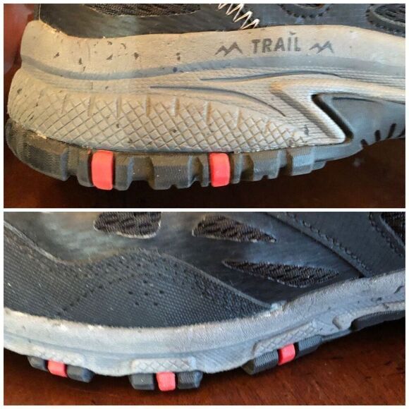 SKECHERS - M Sz 8.5 - NWOT Hillcrest Trail Trainer Lace-Up Sneakers in Black - Picture 14 of 16